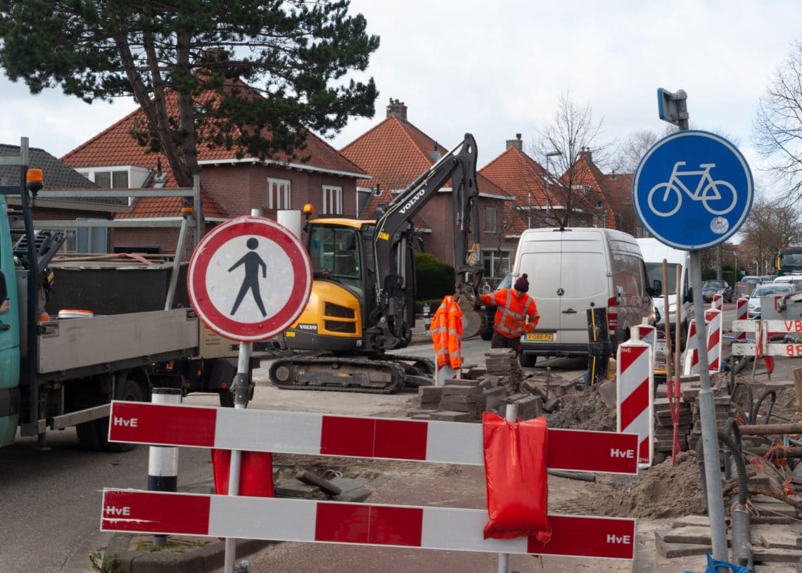 Werkzaamheden aan Rijksstraatweg in volle gang
