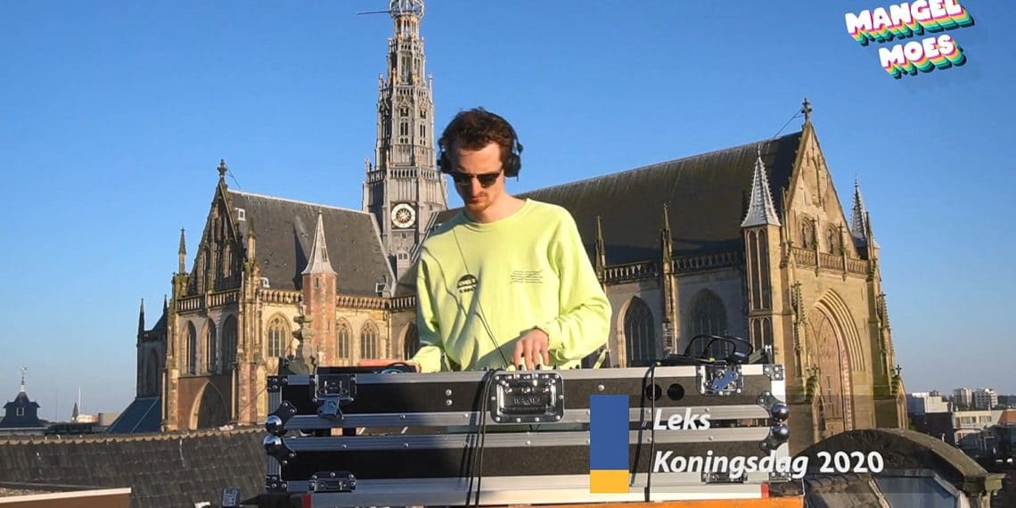 Mangelmoes tijdens Koningsdag in de mix op Haarlem105 TV