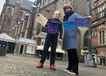 Corona-vlaggenlijnactie van Judith van der Wildt is meer dan geslaagd