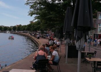 Ook aan het Spaarne volle terrassen na heropening