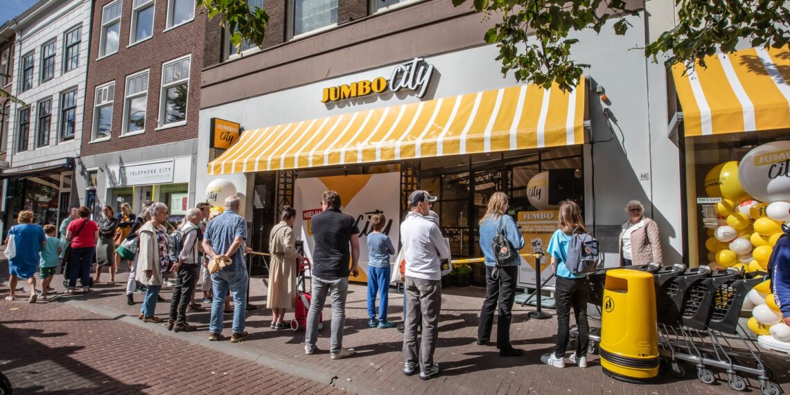 Jumbo in de binnenstad open voor alle boodschappen