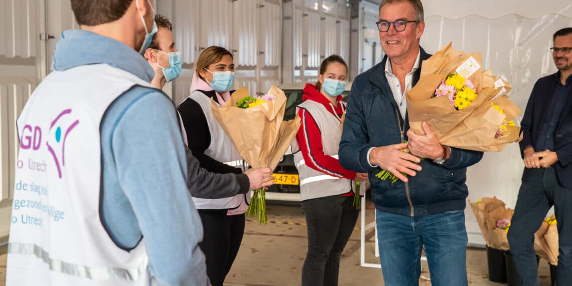 Chrysanten voor de GGD op Vrijdag de 13e