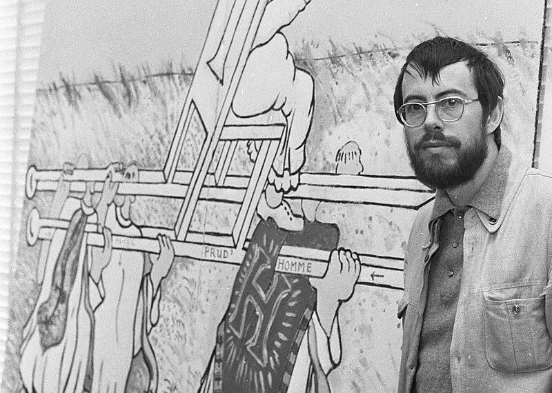 Kunstenaar Hannes Postma overleden