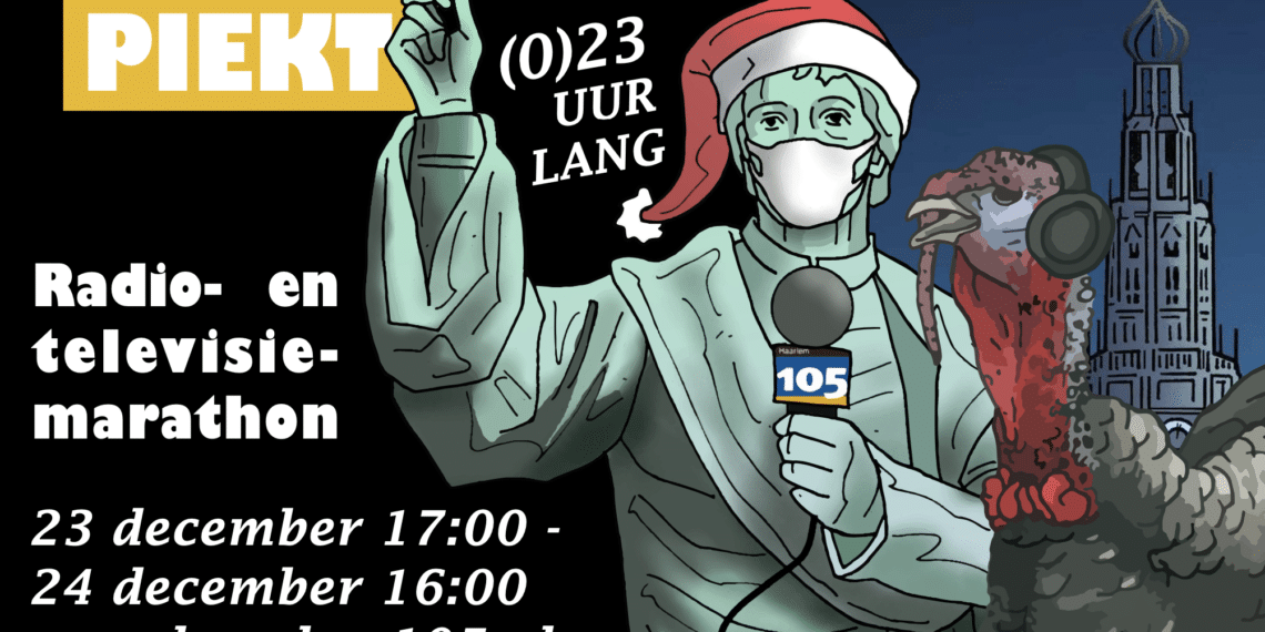 Haarlem105 maakt speciale marathonuitzending om het kerstgevoel bij iedereen in de regio thuis te brengen