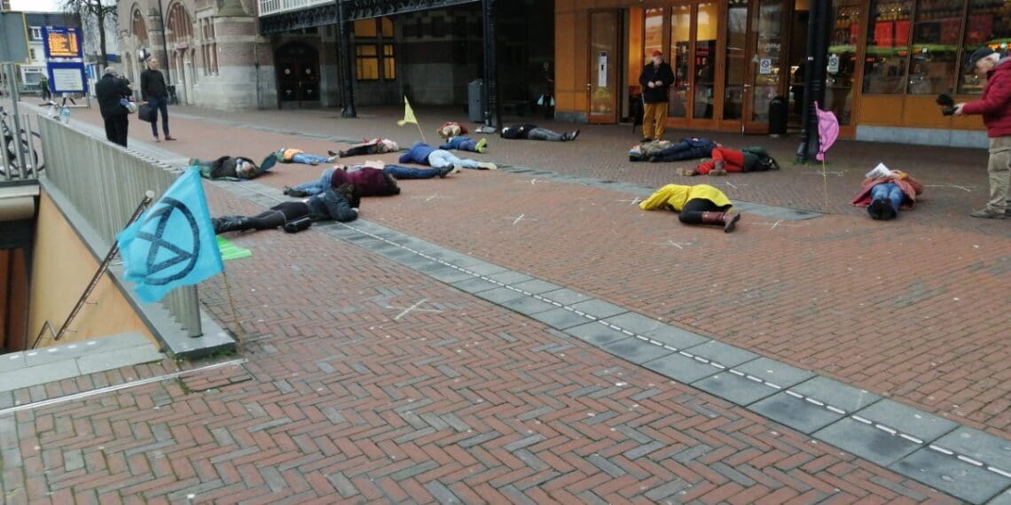 Extinction Rebellion noemt actie in Haarlem “succesvol”
