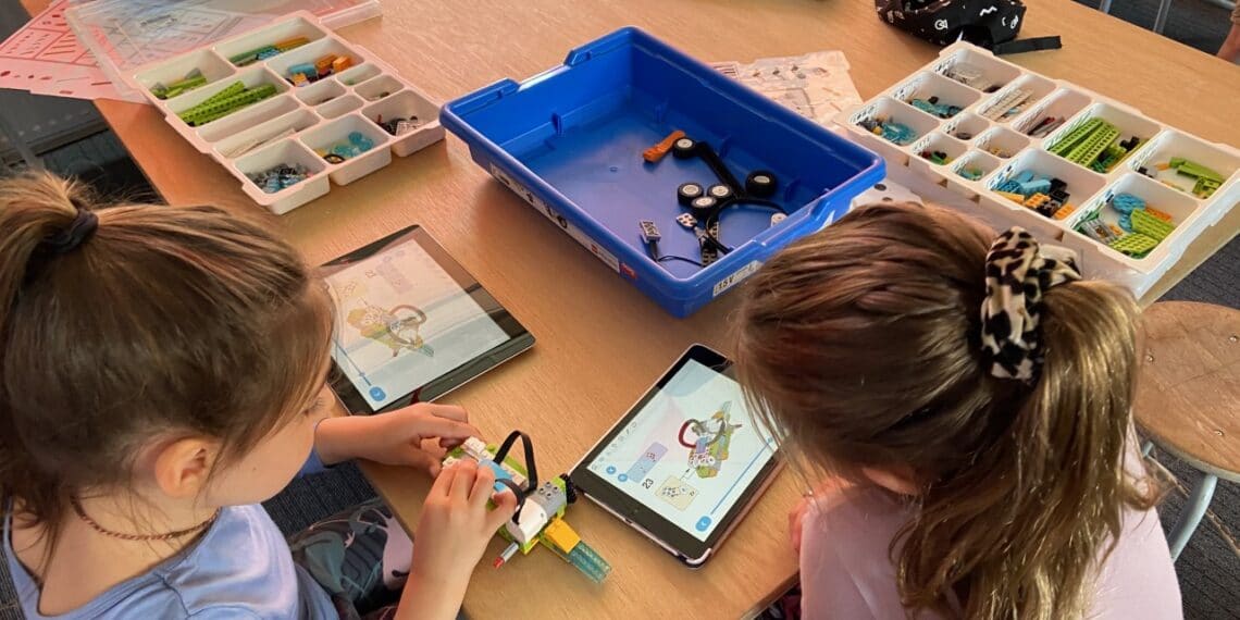 De kinderen in actie