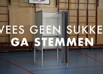 Jonge filmmakers maken campagnevideo op het Kennemer Lyceum: “Wees geen sukkel, en ga stemmen”