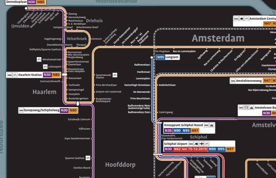 Connexxion schrapt nachtlijnen na platleggen uitgaansleven