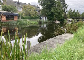 Bloemendaal maakt einde aan illegale steigers in Leidsevaart