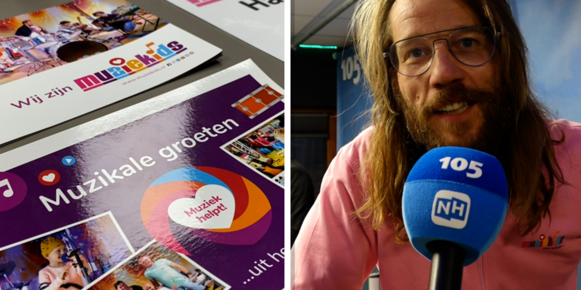 Giel Beelen zamelt op zijn oude plek geld in voor muziekstudio voor zieke kinderen