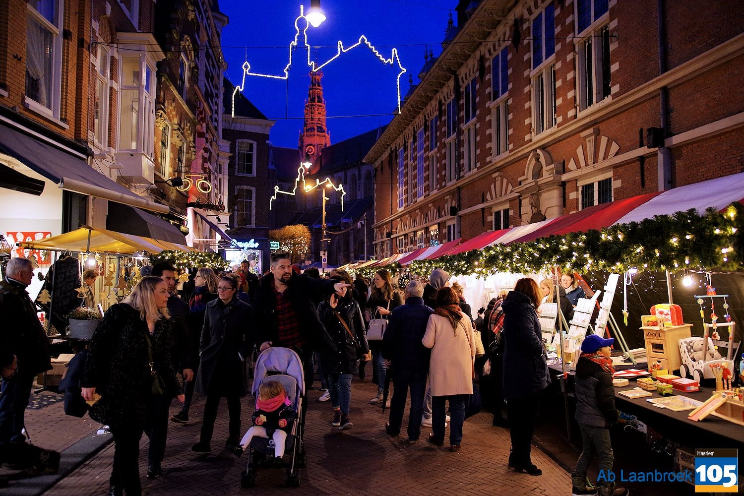 Haarlem105 de hele dag live vanaf de kerstmarkt Haarlem105
