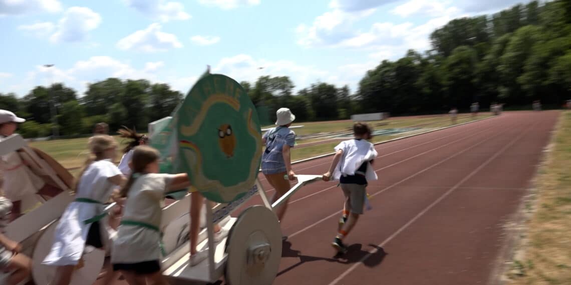 Vijf Haarlemse vrije scholen bundelen krachten en organiseren traditionele Olympische spelen ‘net als in het oude Griekenland’