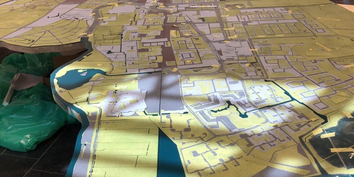 Tijdens de Dag van de Architectuur voor het eerst de maquette van Haarlem te zien