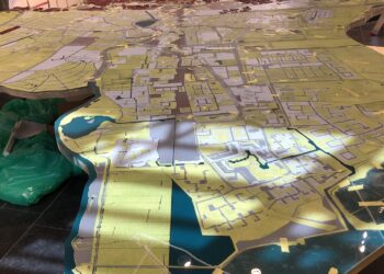 Tijdens de Dag van de Architectuur voor het eerst de maquette van Haarlem te zien