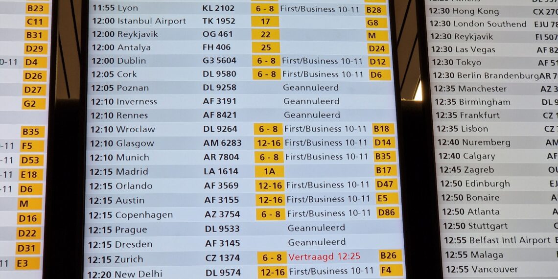 Weinig schade door storm Isha, wel vluchten geannuleerd: “Het viel erg mee”