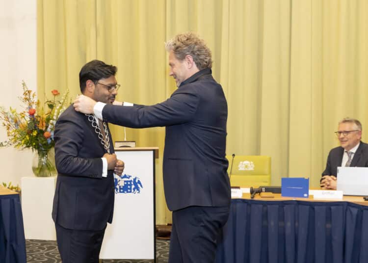 Installatie Burgemeester Heemstede Falgun Binnendijk