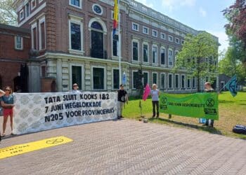 Opnieuw wegblokkade aangekondigd voor provinciehuis in Haarlem