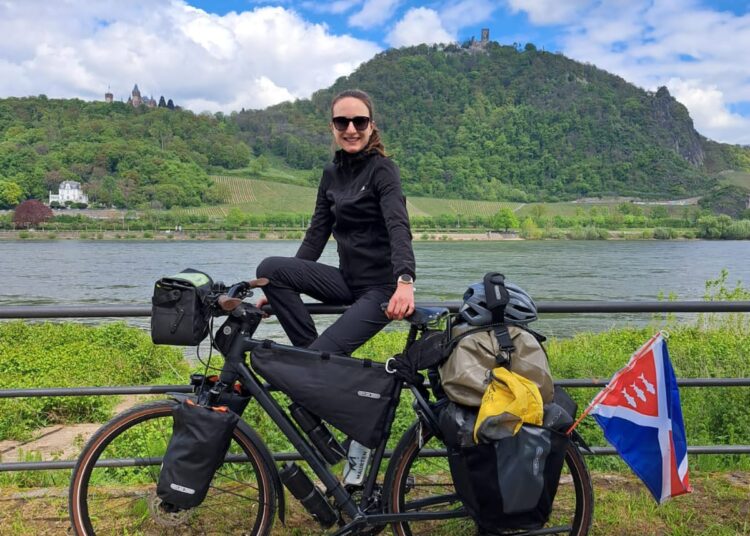 Met de fiets langs de Rijn.