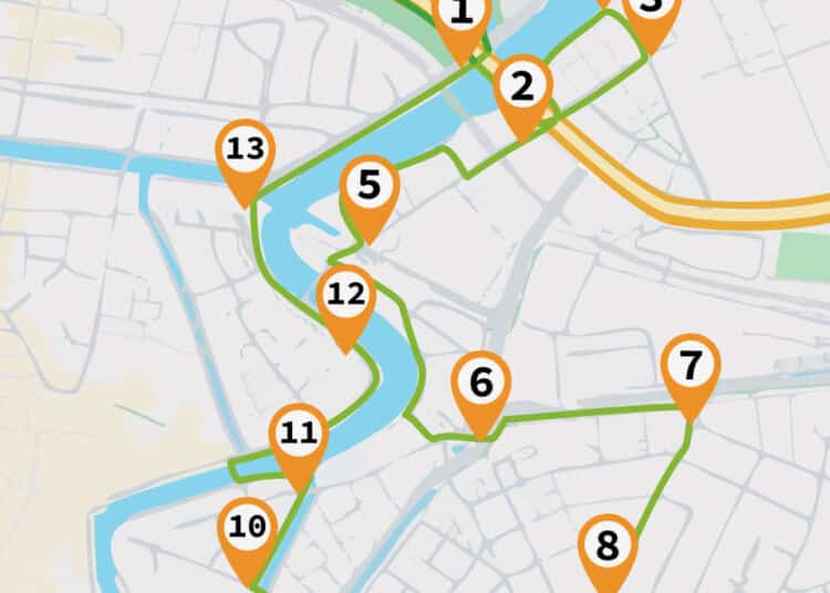 Route Eco expeditie oost haarlem De route van de Eco Expeditie in Haarlem-Oost.