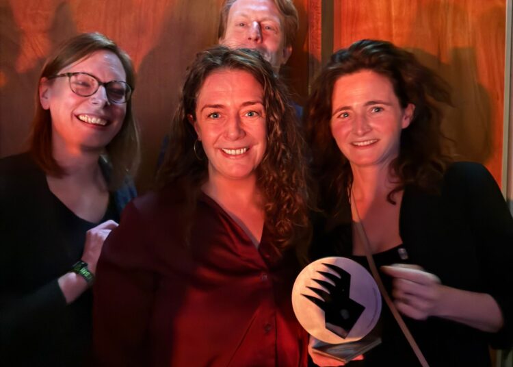 IJzeren Podiumdieren - Green Key Team (vlnr Arlette van Ravenswaaij, Katharina Schoemakers, Peter Turner, Lobke Borsboom) patronaat