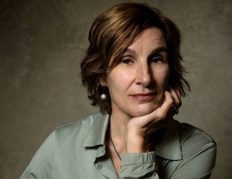 Filosoof Marjan Slob bij de aftrap van de lezingenreeks ‘Wij zijn de tijden’ in de Dorpskerk Bloemendaal