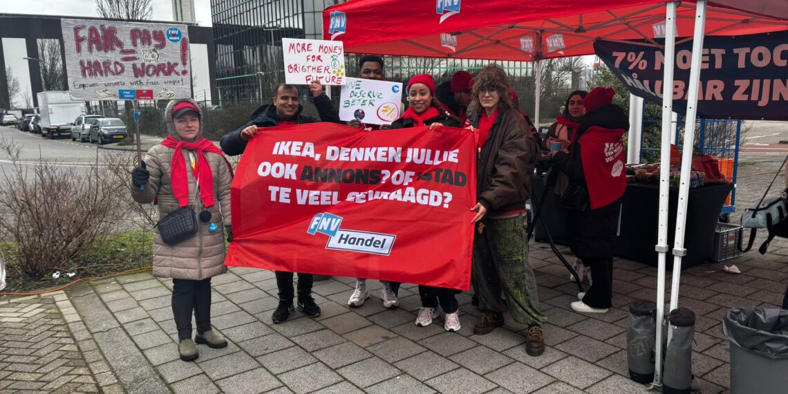 Staking bij IKEA Haarlem: medewerkers eisen betere arbeidsvoorwaarden