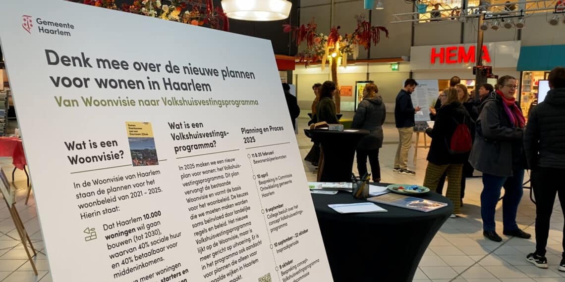 Haarlemmers denken mee over wonen in de stad: ‘Heb al die ruimte niet nodig’