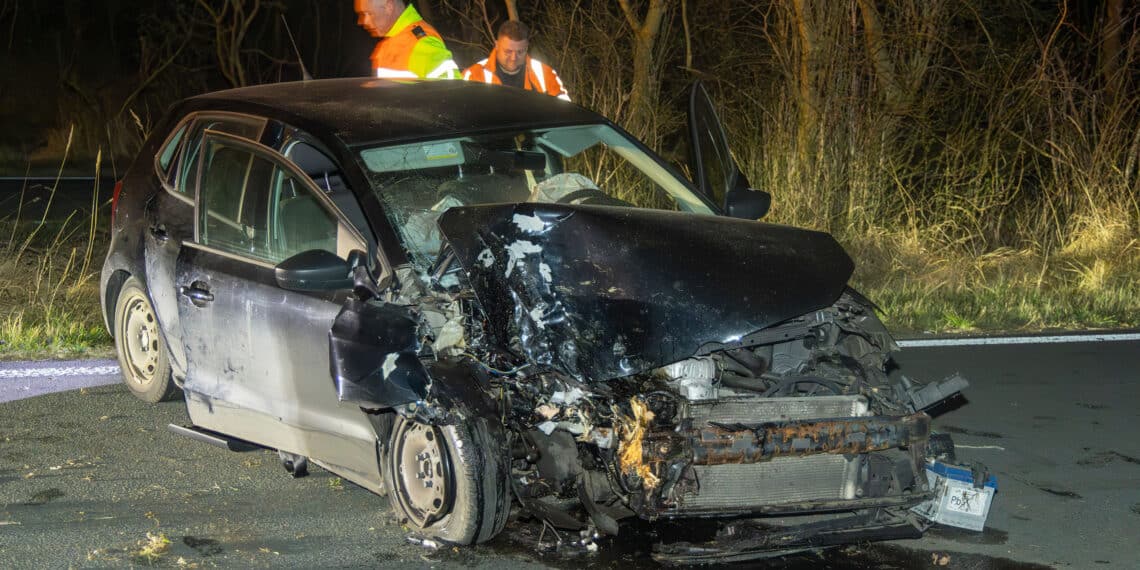 Automobilist gewond na botsing tegen boom op de Zeeweg