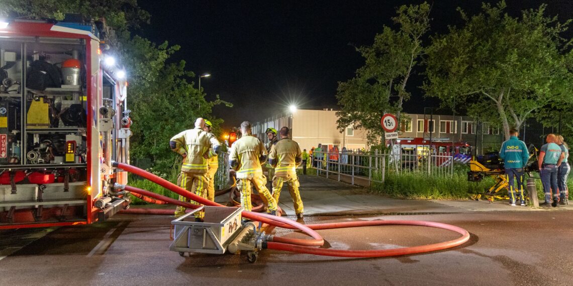 Flinke brand bij toekomstige opvanglocatie Belgiëlaan in Haarlem, politie zoekt getuigen