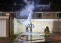 Brand in schuur aan Laan van Osnabrück Haarlem