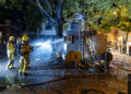 Minderjarige man opgepakt na brand in bloemenstal aan Grote Houtstraat