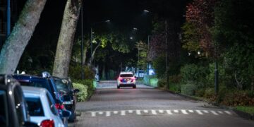 Nachtelijke zoektocht naar mogelijke inbrekers in Europawijk