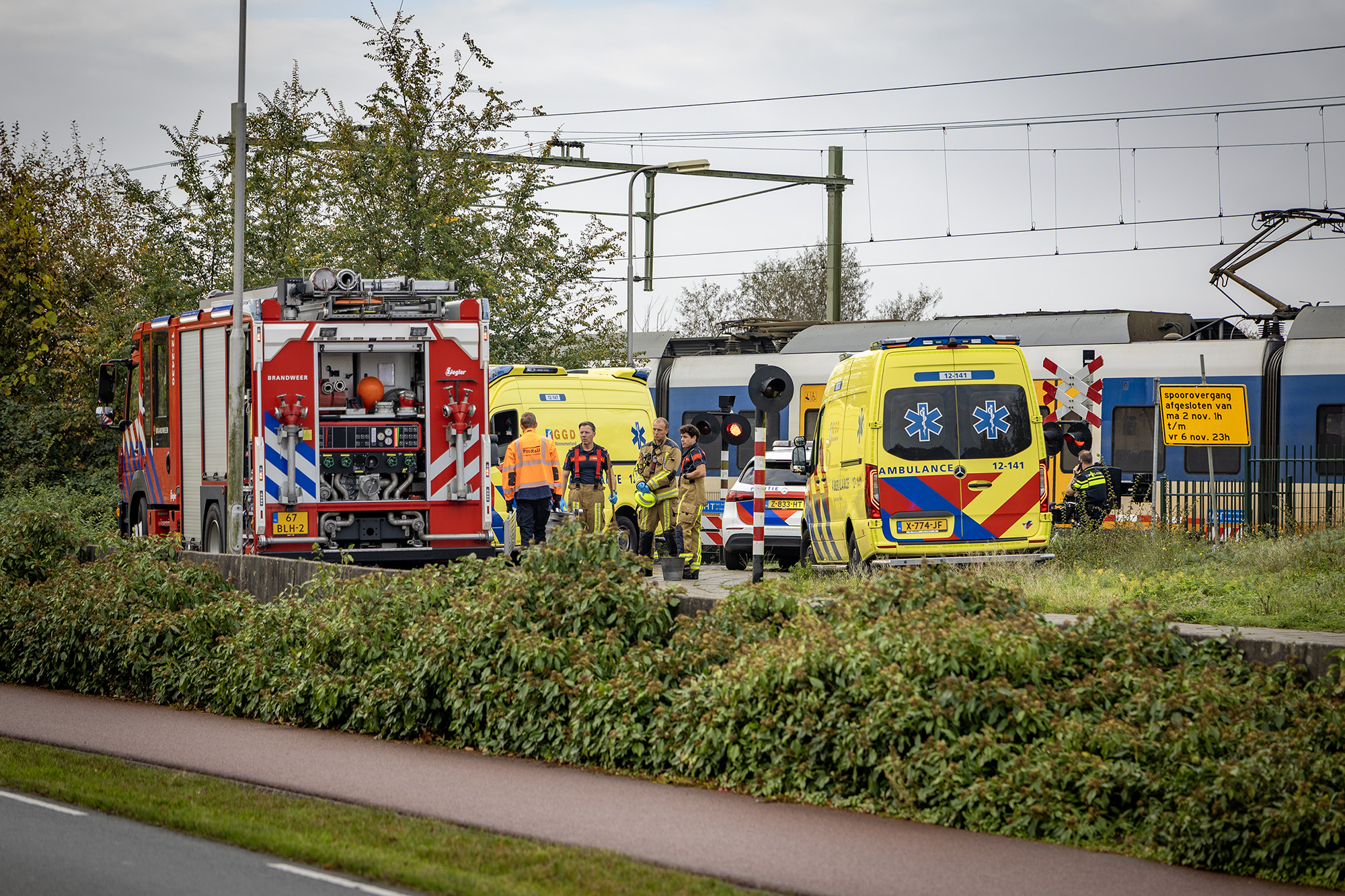 Geen treinen tussen Haarlem en Beverwijk door aanrijding met persoon